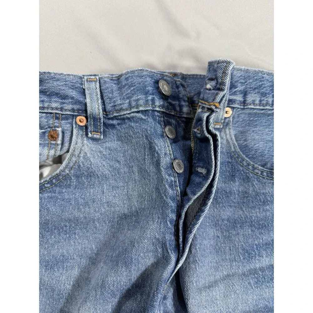 Levi's 501 93 Premium Button Fly Jeans Men 30x32 Blue Straight Big E